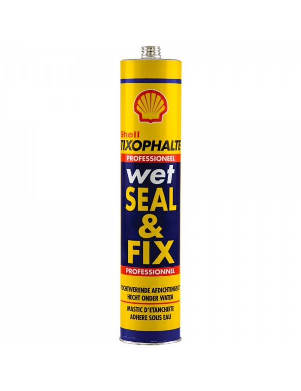Zwart Tixophalte Wet Seal & Fix Shell 310ml